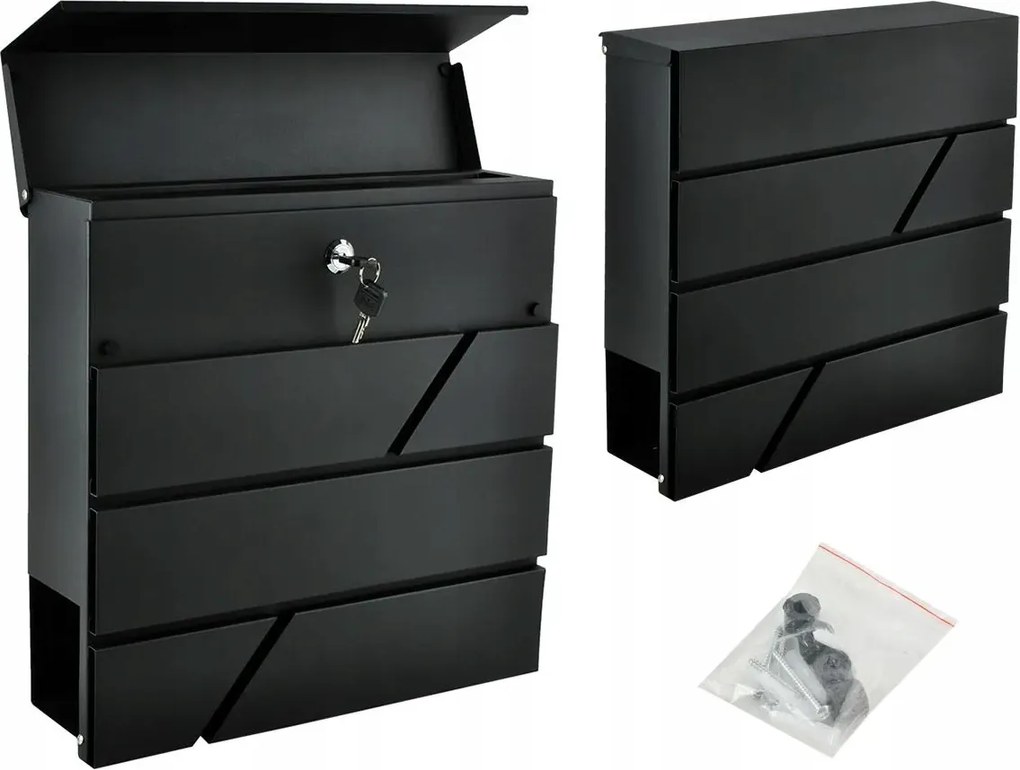 Postaláda Újságtartó Modern Tuba Otthonra XXL