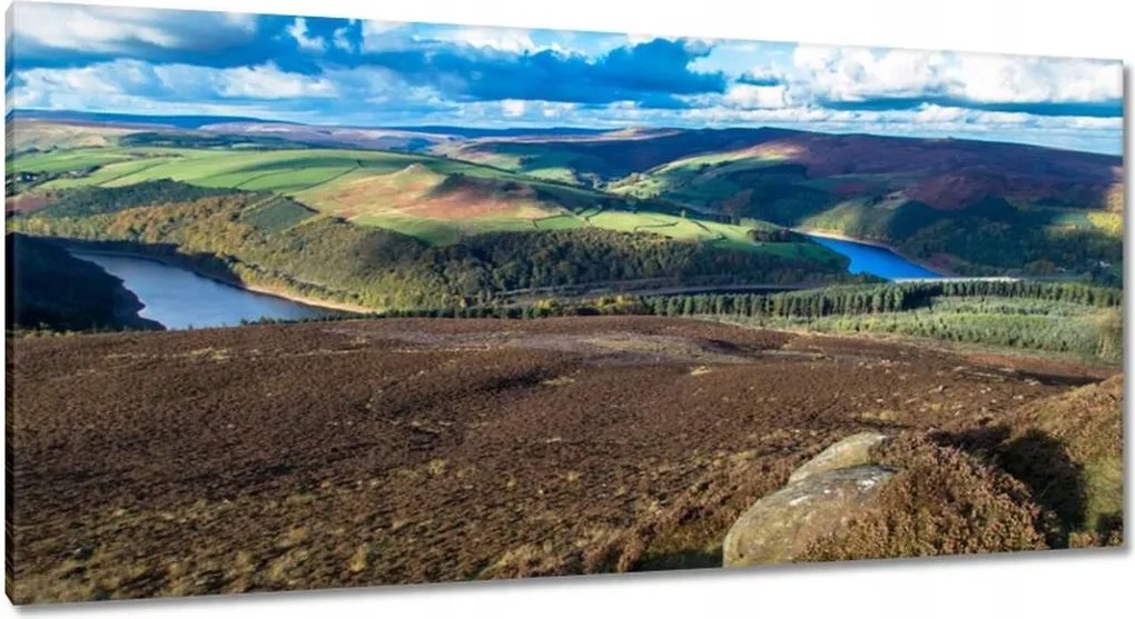 Festmények 115x55 Hegyi tájkép