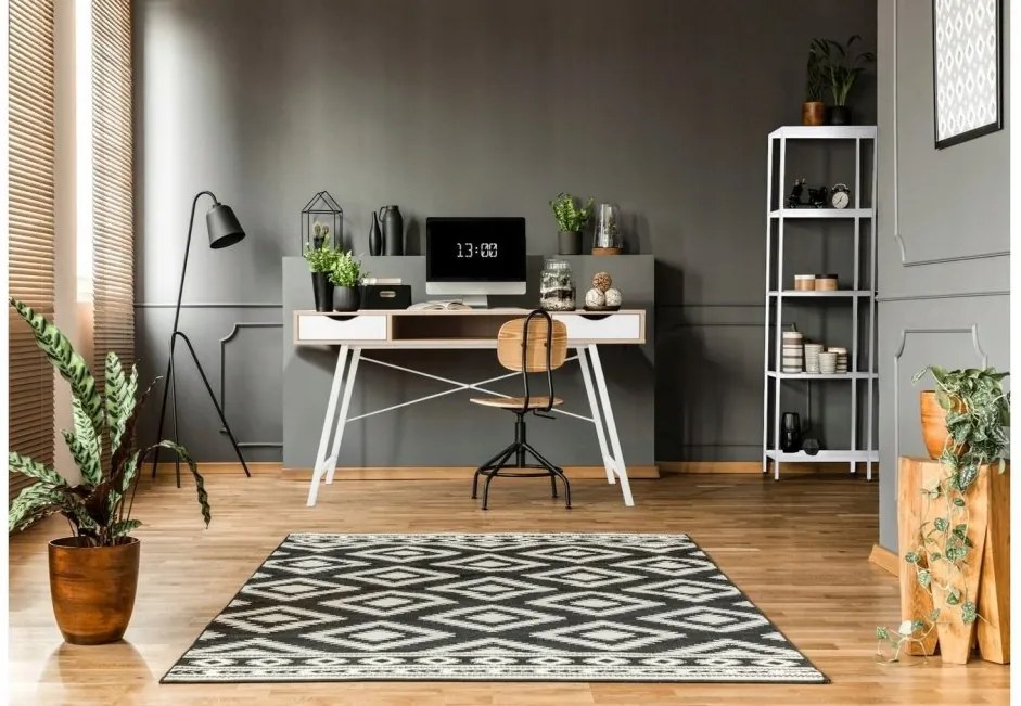 Skandináv irodai íróasztal LOFT fiókokkal