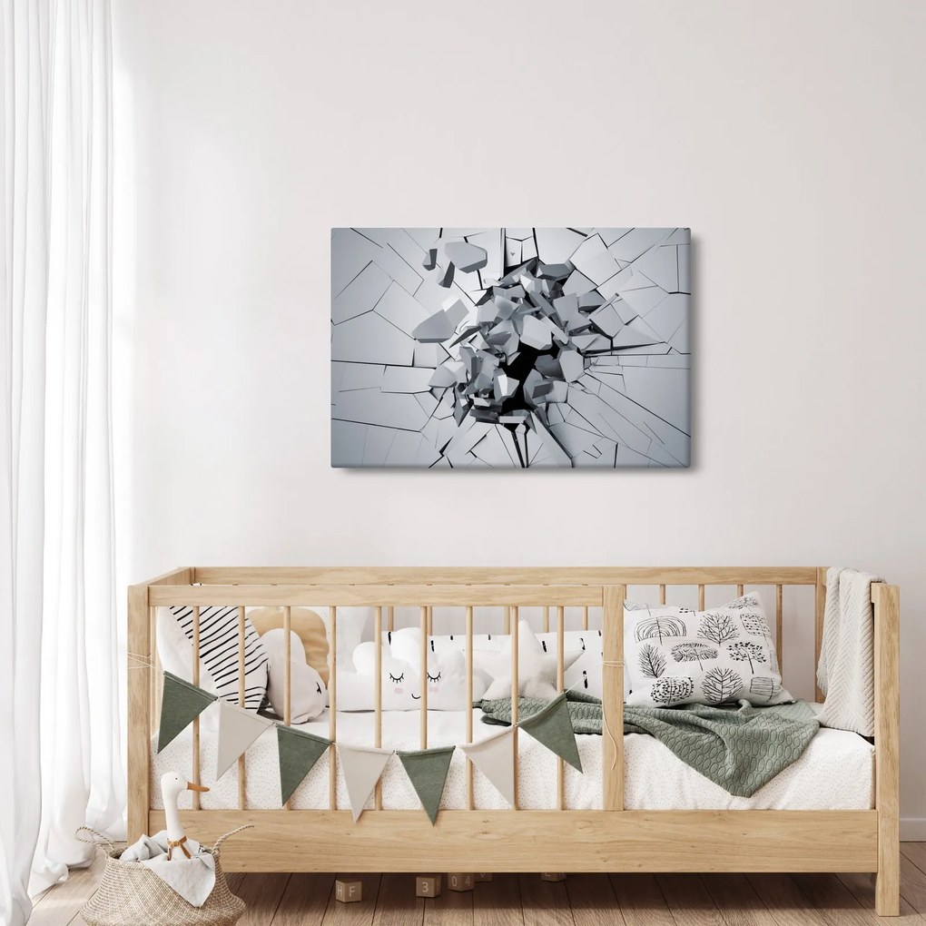 3D absztrakciós kép (90x60 cm)