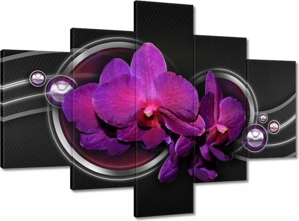 Vászonkép 100x70 Lila leander