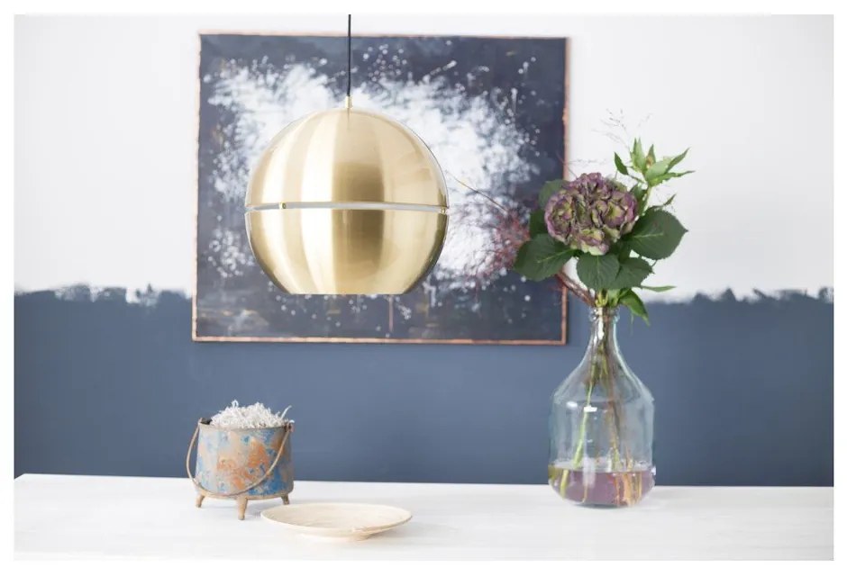 Retro aranyszínű függőlámpa, ø 40 cm - Zuiver