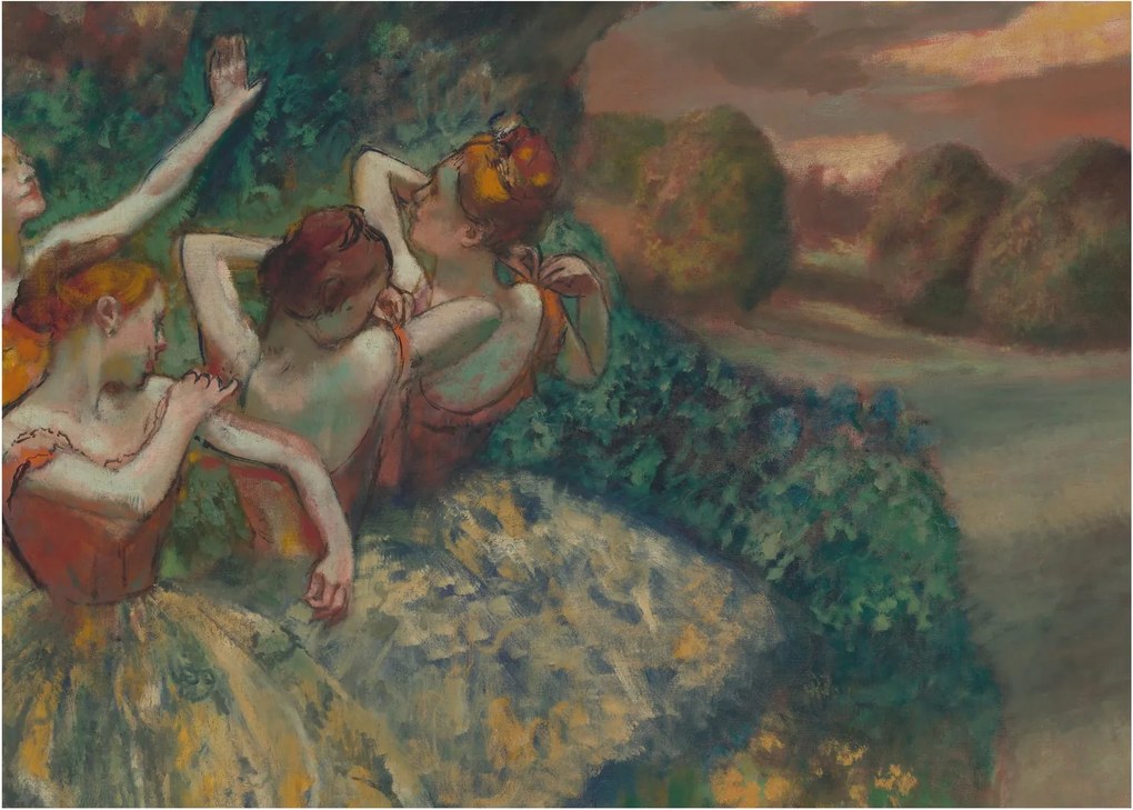 Kép - Edgar Degas, Four Dancers, reprodukciók (70x50 cm)