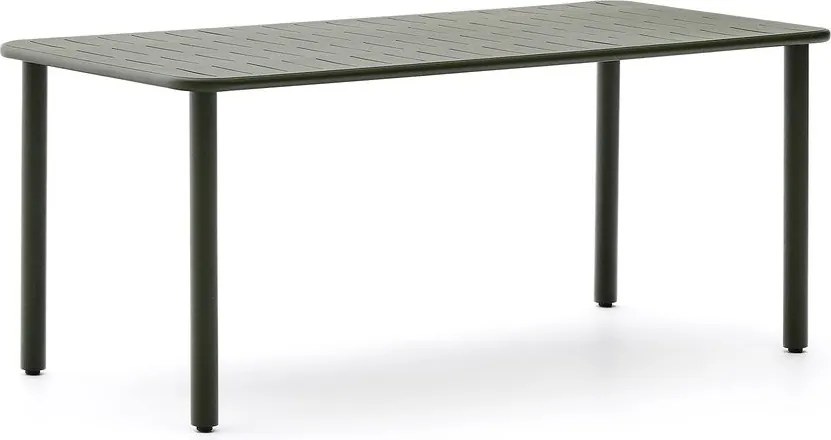 Acél kerti étkezőasztal 90x180 cm Brai – Kave Home