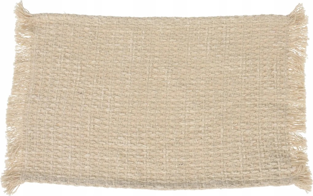 Asztali Alátét pamut 45x30 bézs natúr asztali tányéralátét