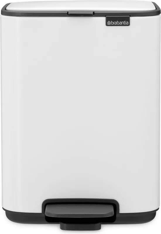 Fehér acél pedálos szemetes 4 l Bo – Brabantia