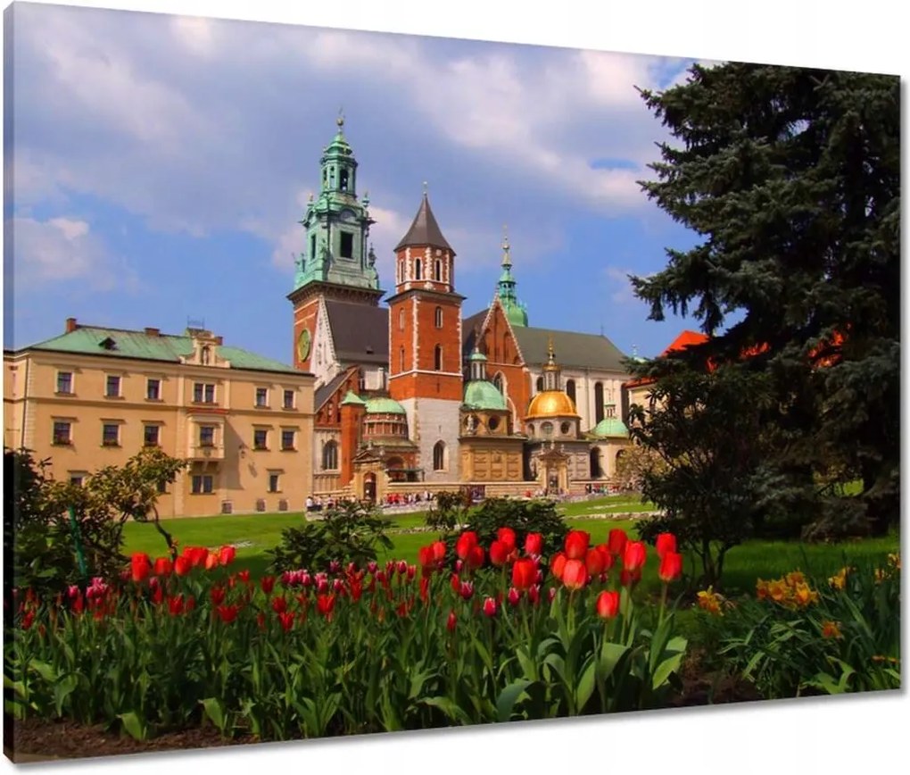 Vászonkép 80x60 Krakkó Wawel Műemlékek