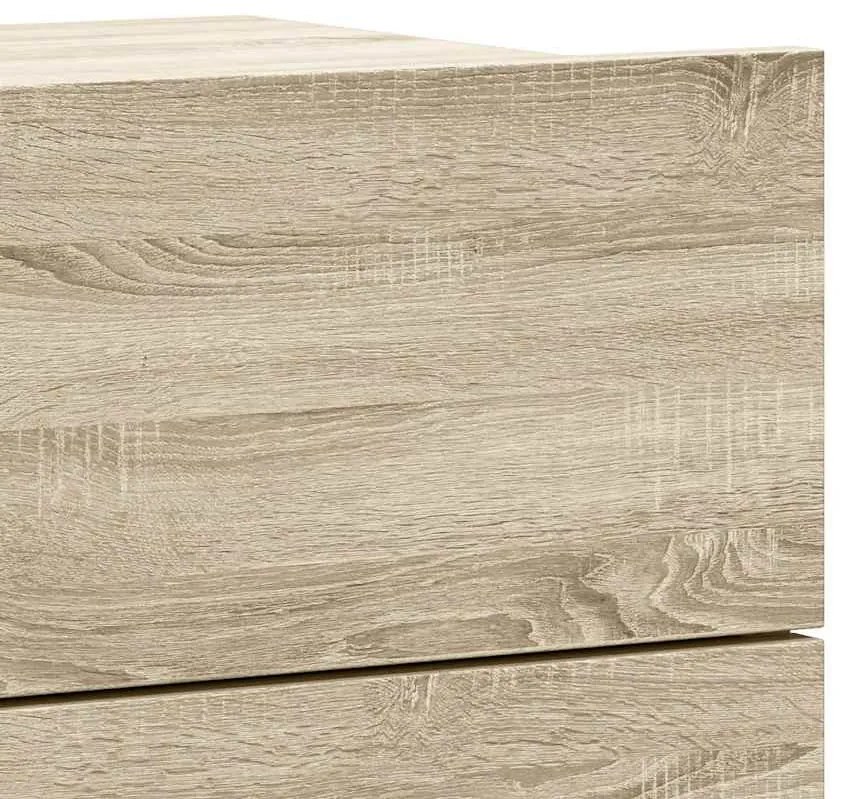 sonoma tölgy színű forgácslap éjjeliszekrény 40 x 30 x 30 cm