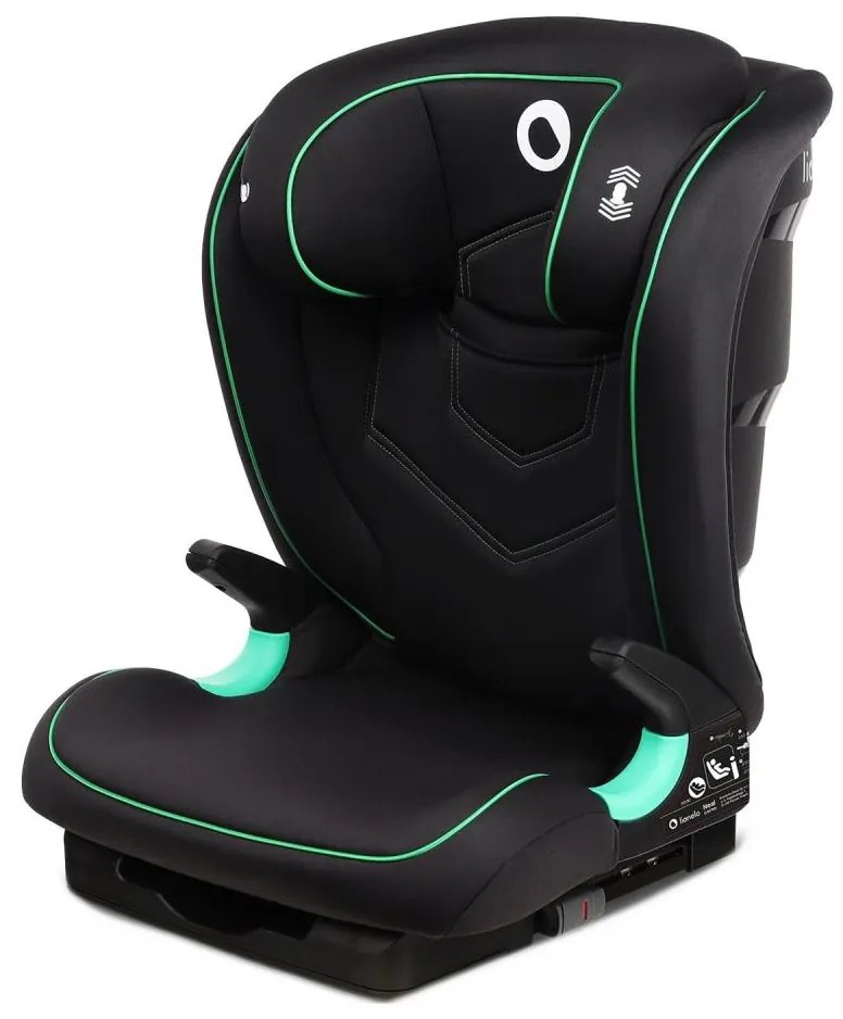 Lionelo - NEAL i-Size autósülés 100-150 cm Fekete Onyx