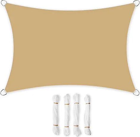 Napvitorla 3x4 m, homok színe