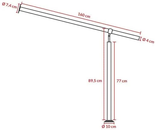 monzana® Kapaszkodó lépcsőhöz - 160 cm