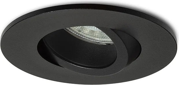 RENDL GALO R süllyesztett lámpa fekete 230V LED GU10 9W IP65
