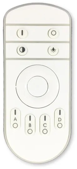 Top Light - LED Dimmelhető felületre szerelhető csillár LED/50W/230V fehér + távirányítás