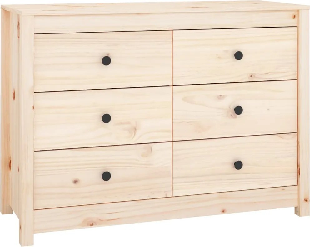 vidaXL tömör fenyőfa kisszekrény 100 x 40 x 72 cm