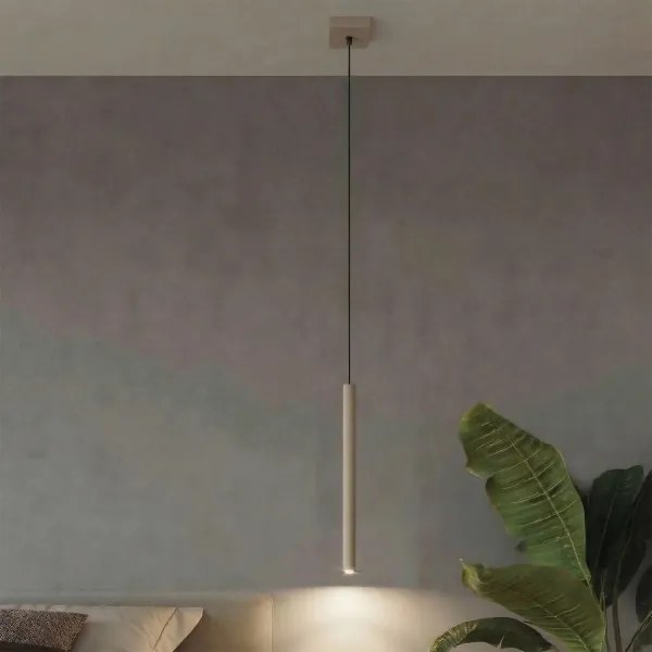 Sollux SL.2117 - Kábeles függeszték PASTELO 1xG9/8W/230V taupe