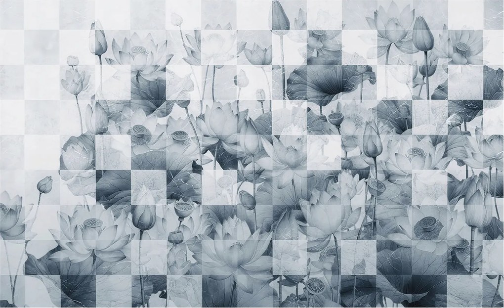 Fotótapéta Flizelin Hálószoba és Nappali tapéta Lótusz virágok 416x254