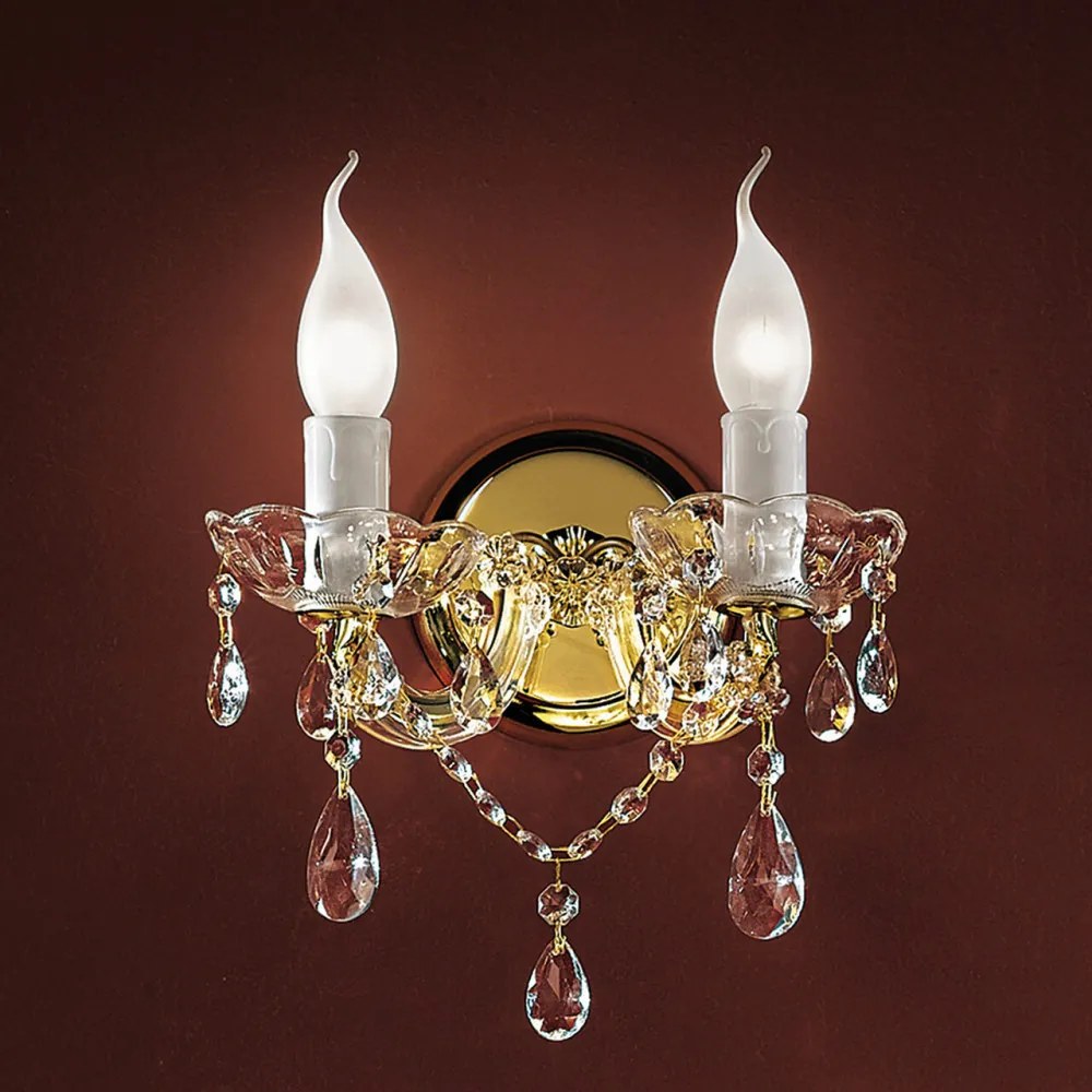 Fali Lámpa Arany THERESA ORION WA2-521-2