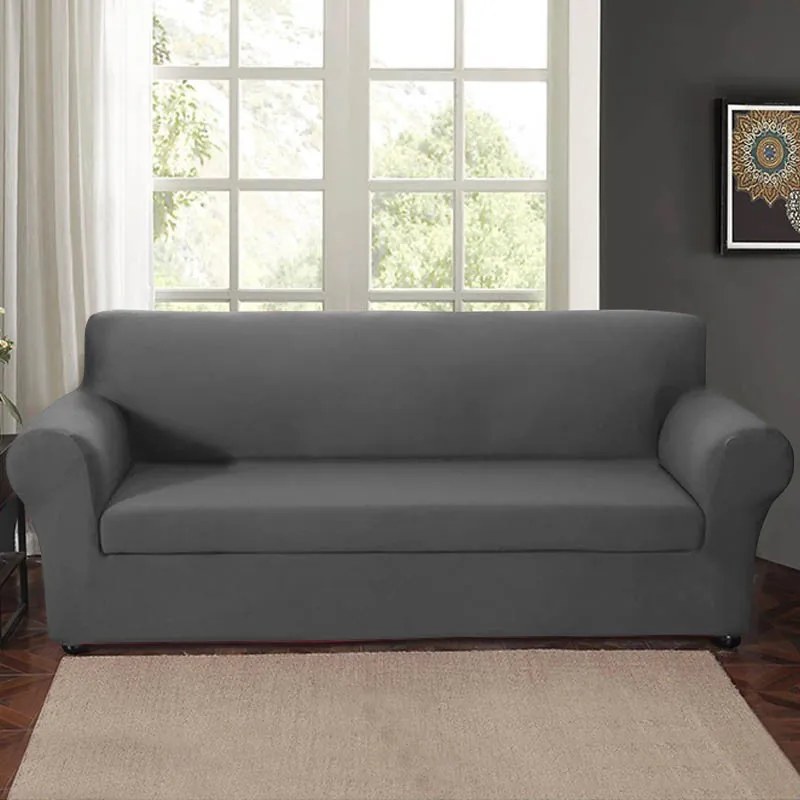 Fotel-, és kanapévédő huzat több típusban-3 személyes kanapéhoz-szürke