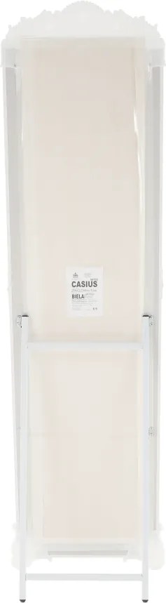 Álló tükör, fehér/ezüst, CASIUS