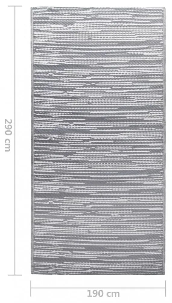 kültéri szőnyeg ARAKIL szürke 190x290 cm PP