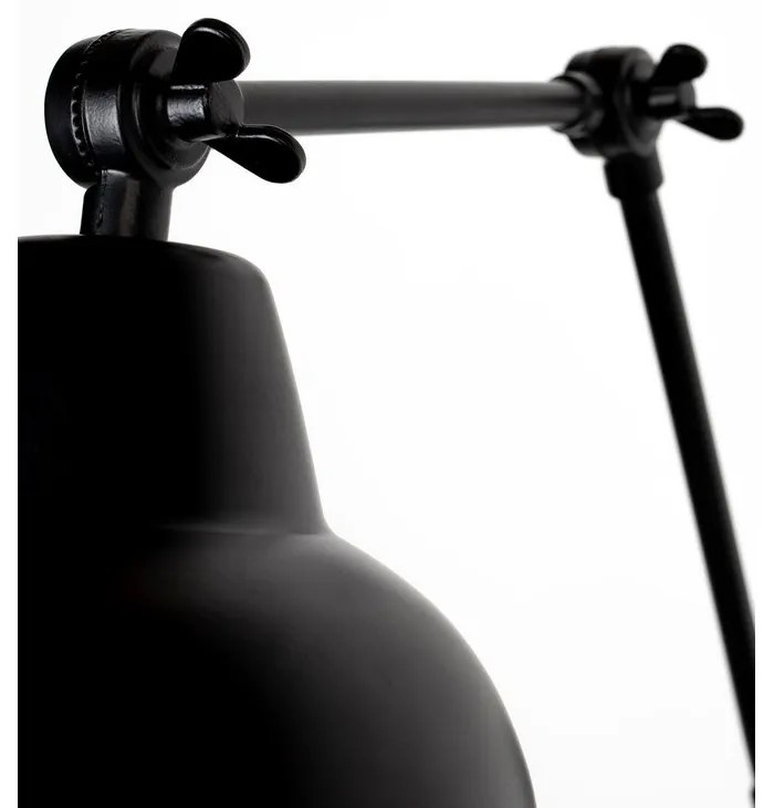 Fekete fali lámpa Xavi – White Label