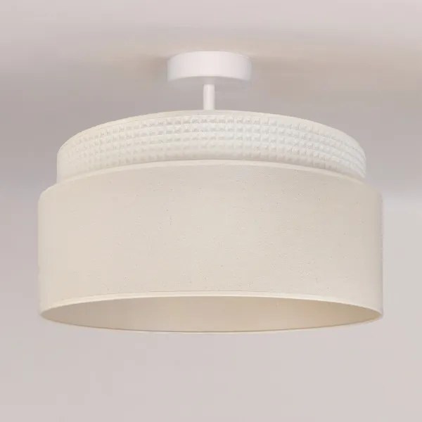Brilagi - PADOVA felületre szerelt csillár 1x E27/60W/230V Ø 40 cm krémszínű