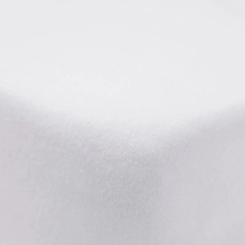 Fehér gumis flanel lepedő 135x190 cm Brushed – Catherine Lansfield