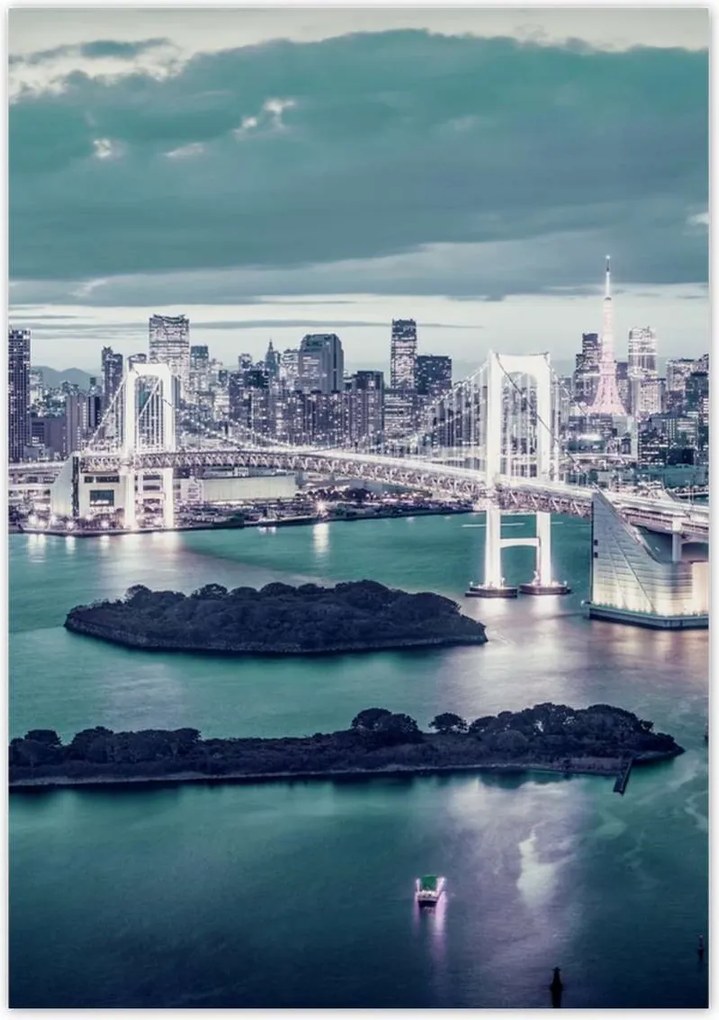 Poszterek 70x100 Szivárványhíd Japánban