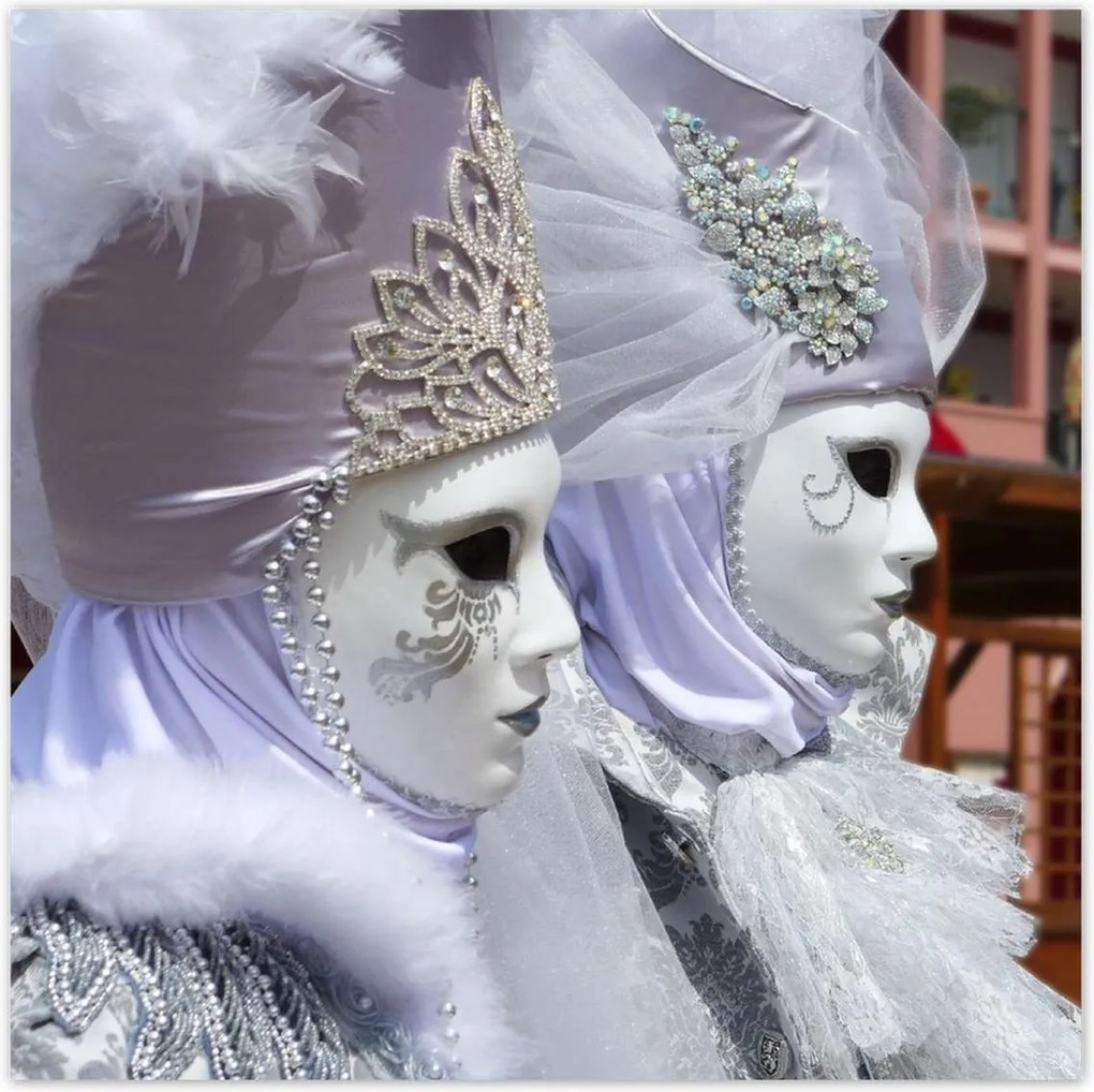 Poszterek 70x70 Szórakozás Velencében Maszkok