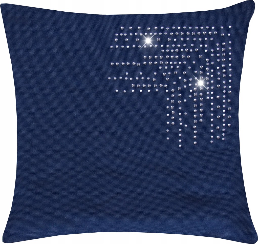 Panama Decor díszpárnahuzat 40x40 sötétkék