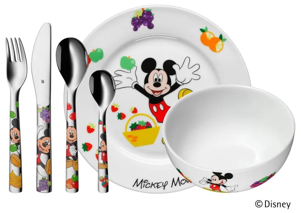 Mickey Mouse 6 darabos rozsdamentes, gyerek evőeszköz- és étkészlet - WMF
