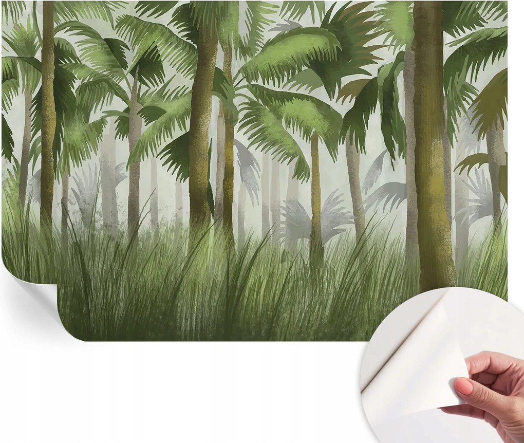 Dekoratív öntapadós fotótapéta Hálószobába Trópusi erdő 104x70 cm