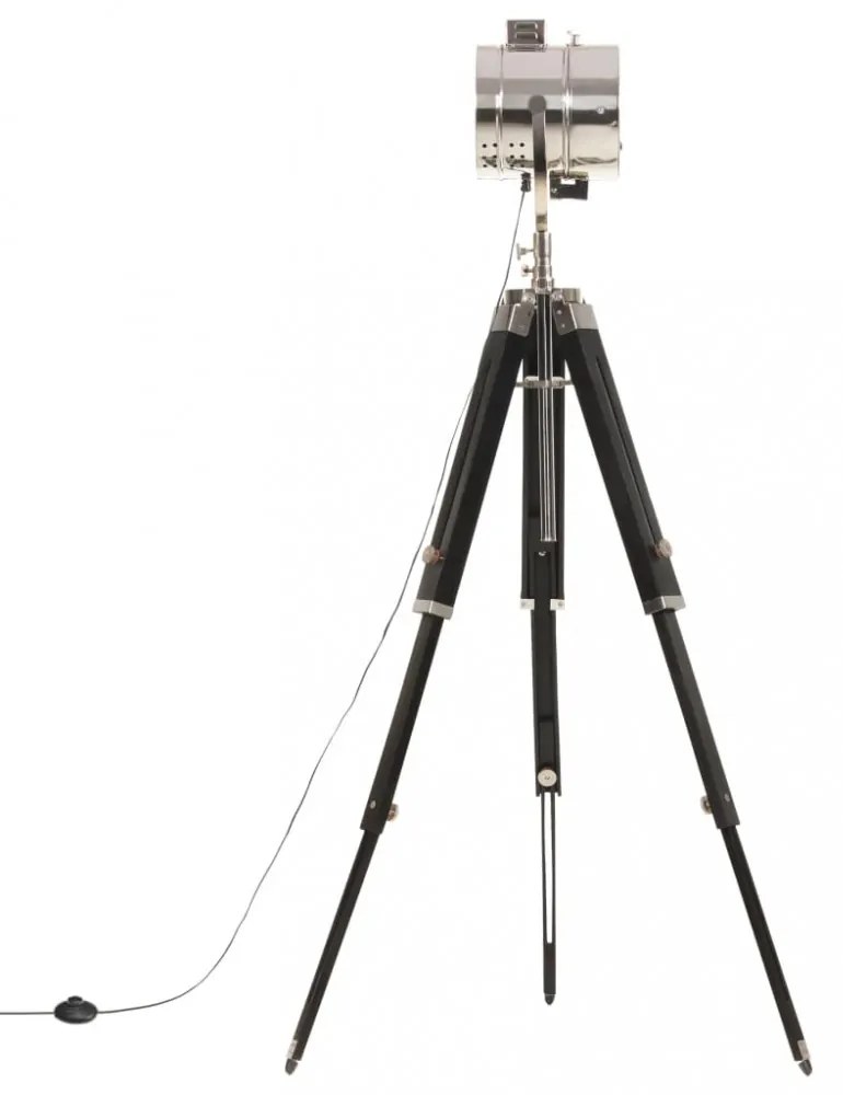 vidaXL háromlábú tömör mangófa állólámpa 165 cm