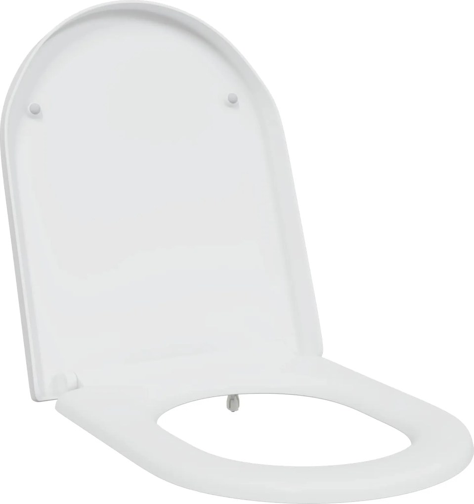 vidaXL WC ülőke Fehér 49 x 36 x 4 cm Duroplast
