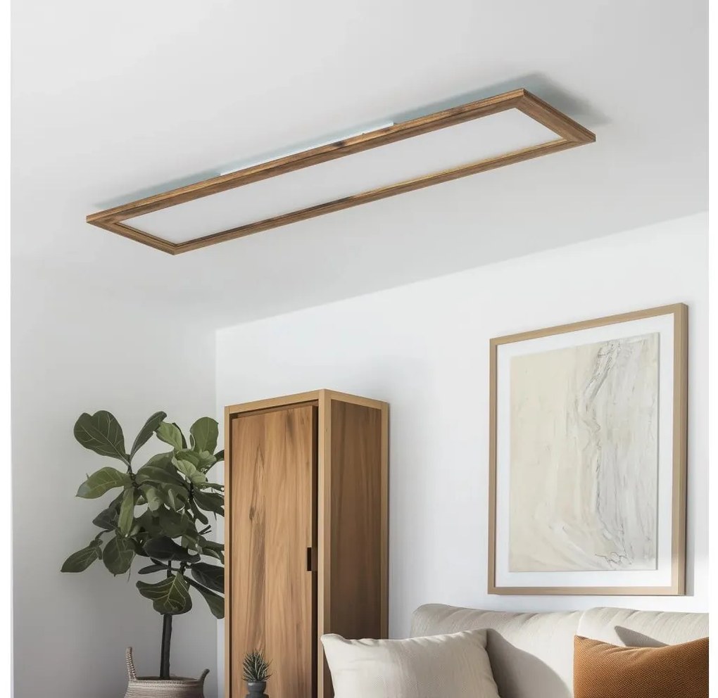 Eglo-LED RGBW St. felületre szerelhető panel SALOBRENA-C LED/34W/230V barna + távirányító