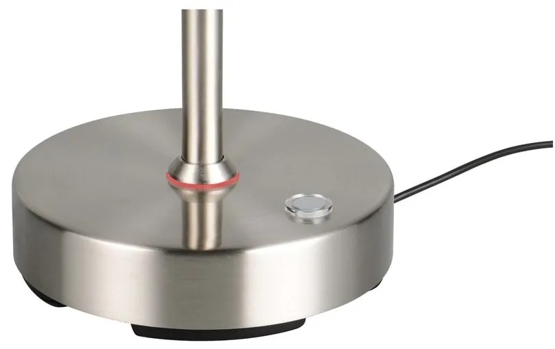 Ezüstszínű LED asztali lámpa (magasság 45 cm) Moreno – Trio