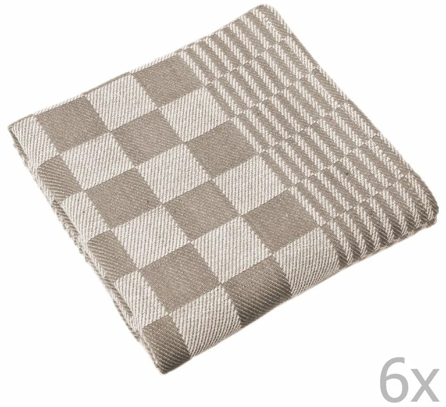 Pamut konyharuha szett 6 db-os 65x65 cm Mineur – Tiseco Home Studio