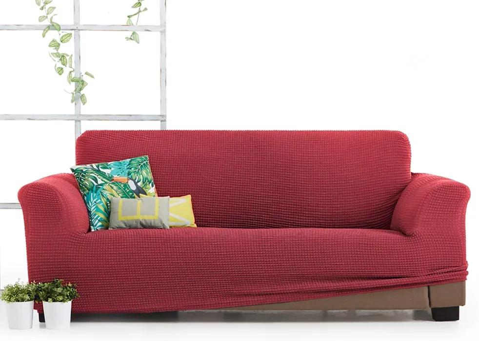 Milos háromszemélyes kanapéhuzat, piros