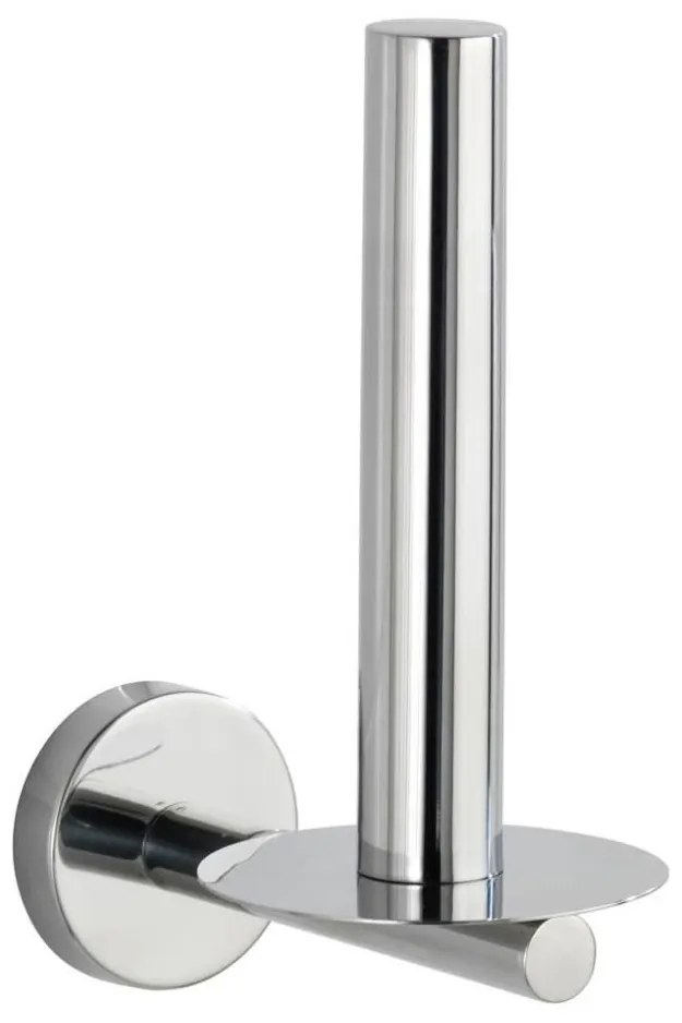 WENKO 20218100 - WC-papírtartó BOSIO SHINE 8x12,5 cm rozsdamentes acél/ezüst