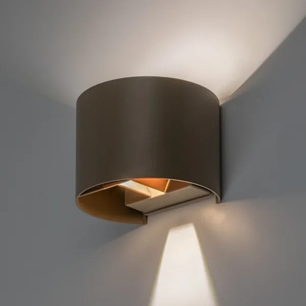 Rabalux 77217 - LED kültéri fali lámpa VIRNA 5W/230V 2700/4000/6500K IP54 bézs