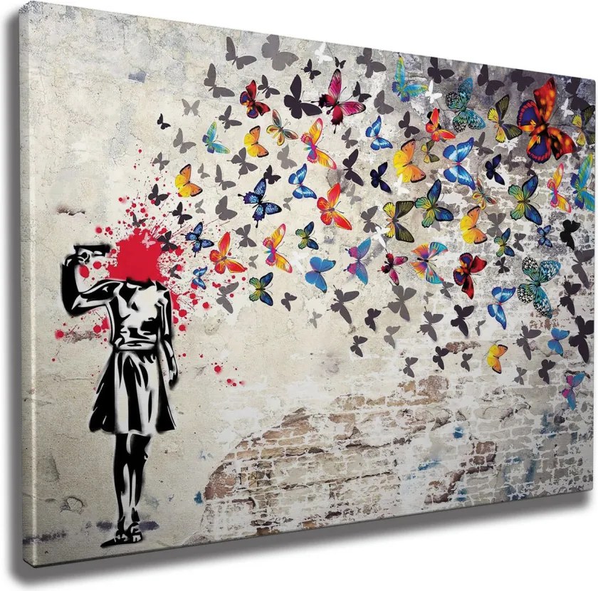 WY51 Banksy vászonkép, 70 x 100 cm