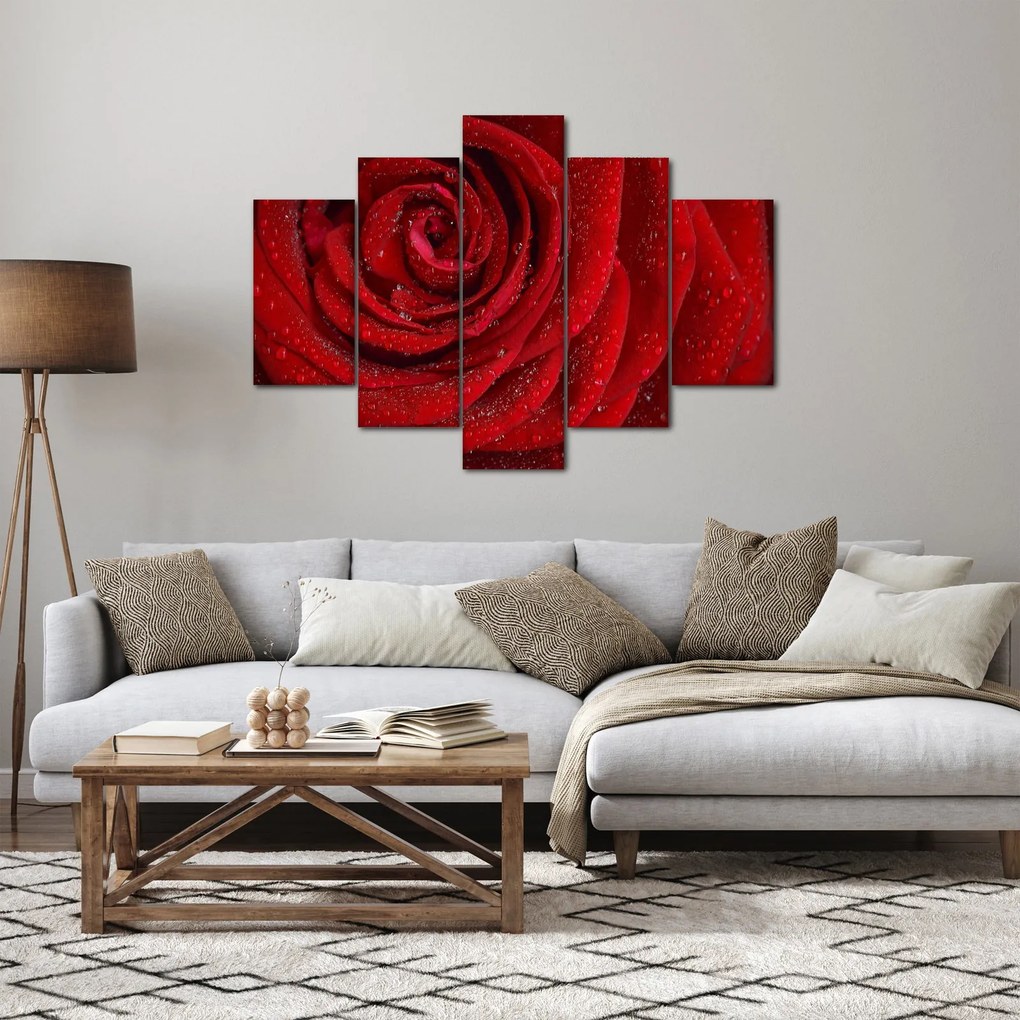 Kép - részlet a rózsáról (150x105 cm)