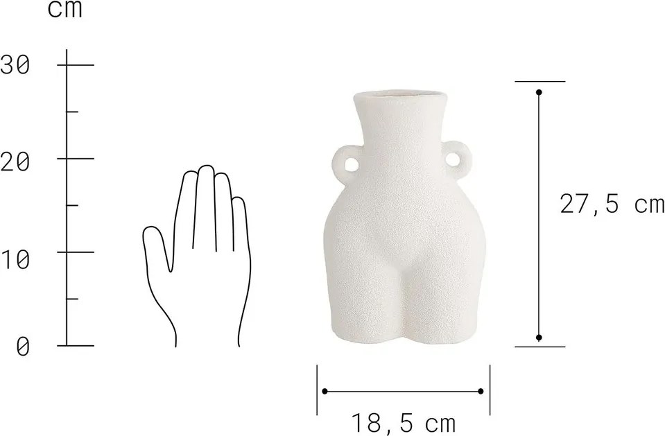 KIM váza, női sziluett 28cm