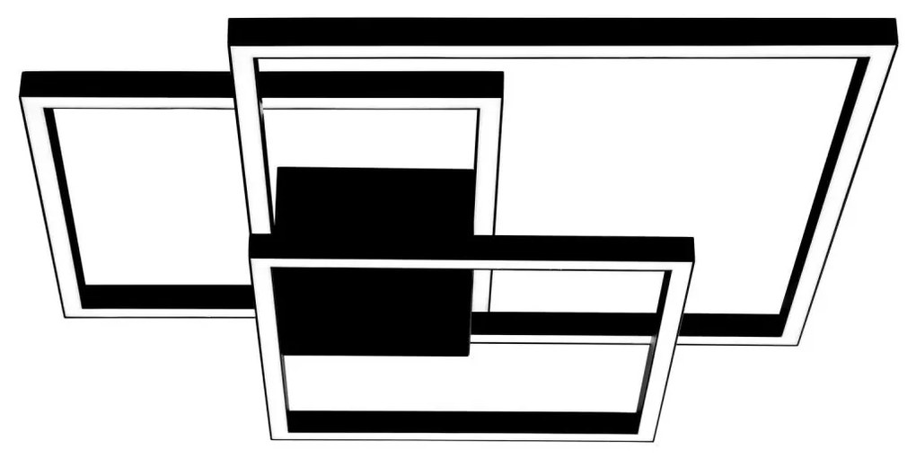 Zambelis 2023 - LED Dimmelhető felületre szerelhető csillár LED/42W/230V fekete