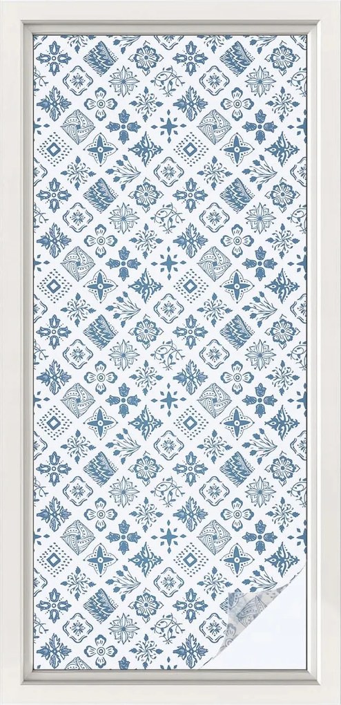 Szélvédőfólia Ablak Adatvédelem Virágos dísz 50x116