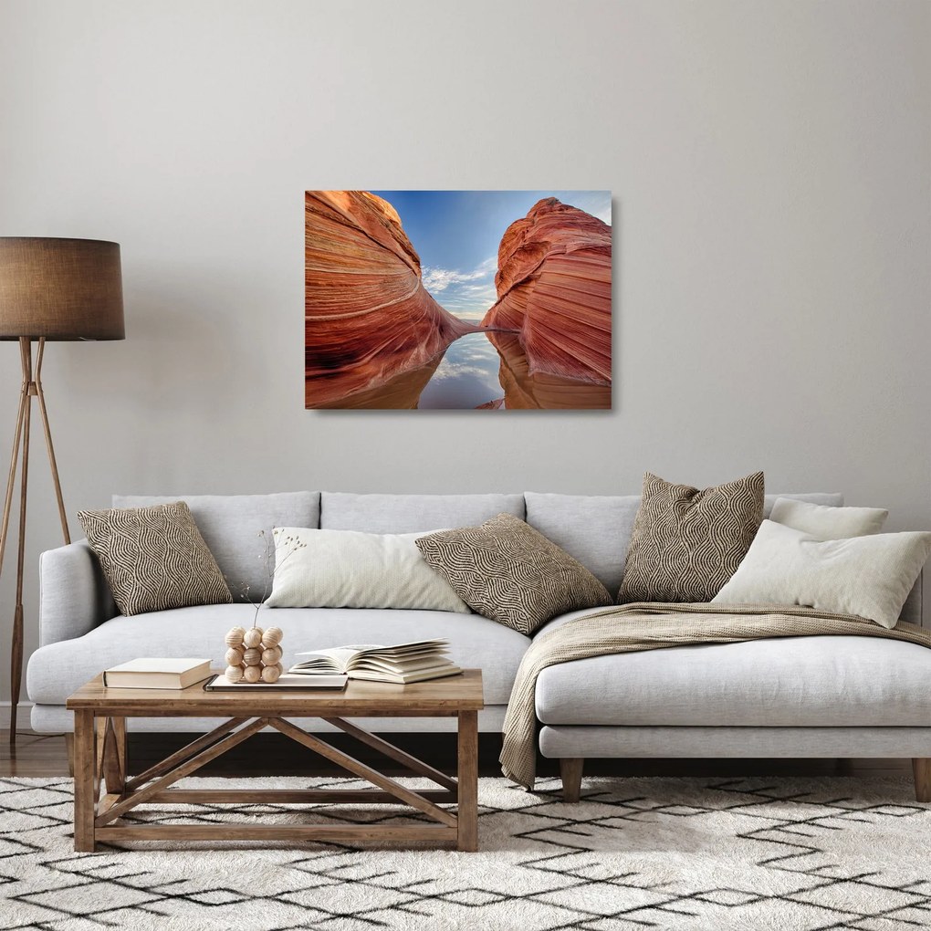 Kép - Vermilion Cliffs Arizona (üvegen) (70x50 cm)
