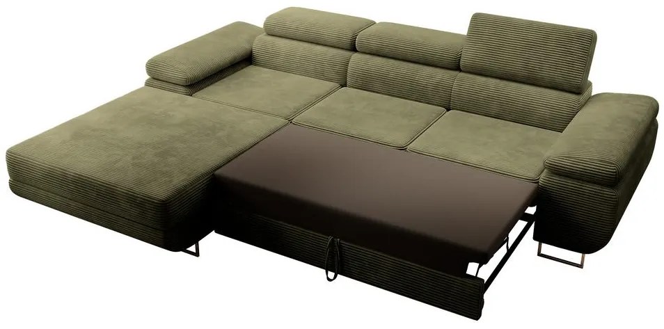 Sarokkanapé Grande (B) (oliva + króm). 1100529