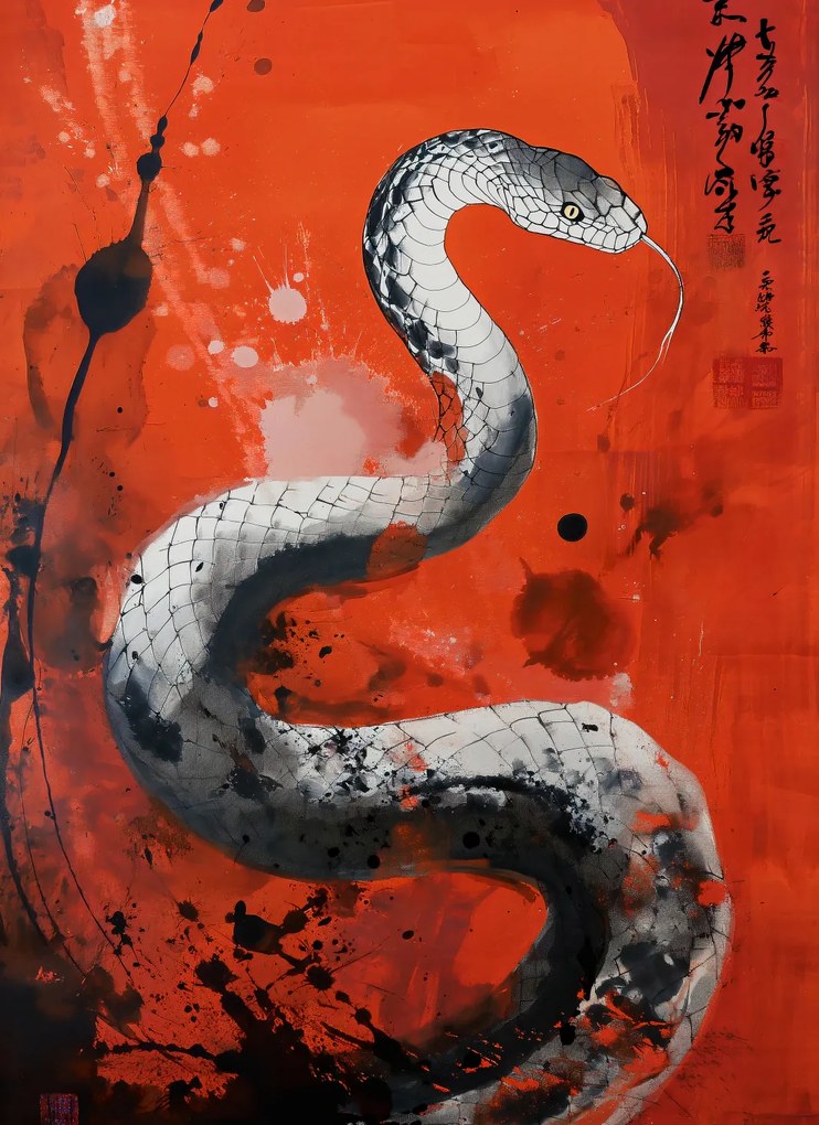 Poszter 40x55cm Sárkánykígyó lélegzet