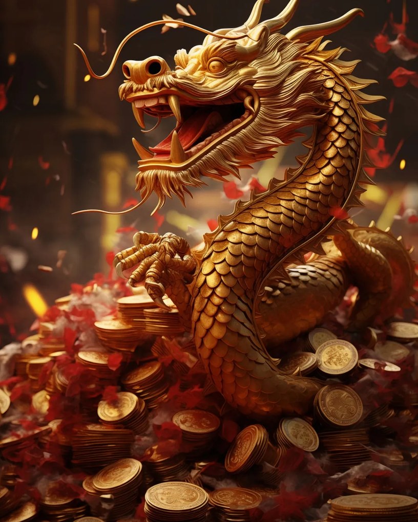 Poszter 40x50cm A gazdagság sárkánya