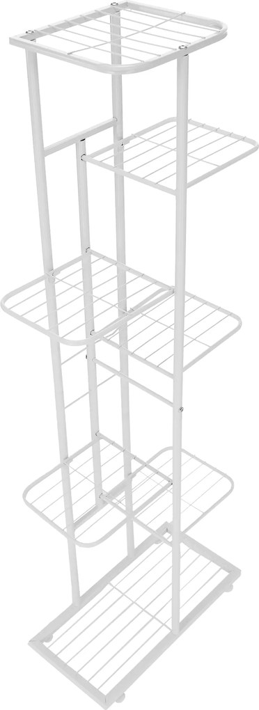 Fém állvány a virágokra, fehér, BAMIR TYP 2